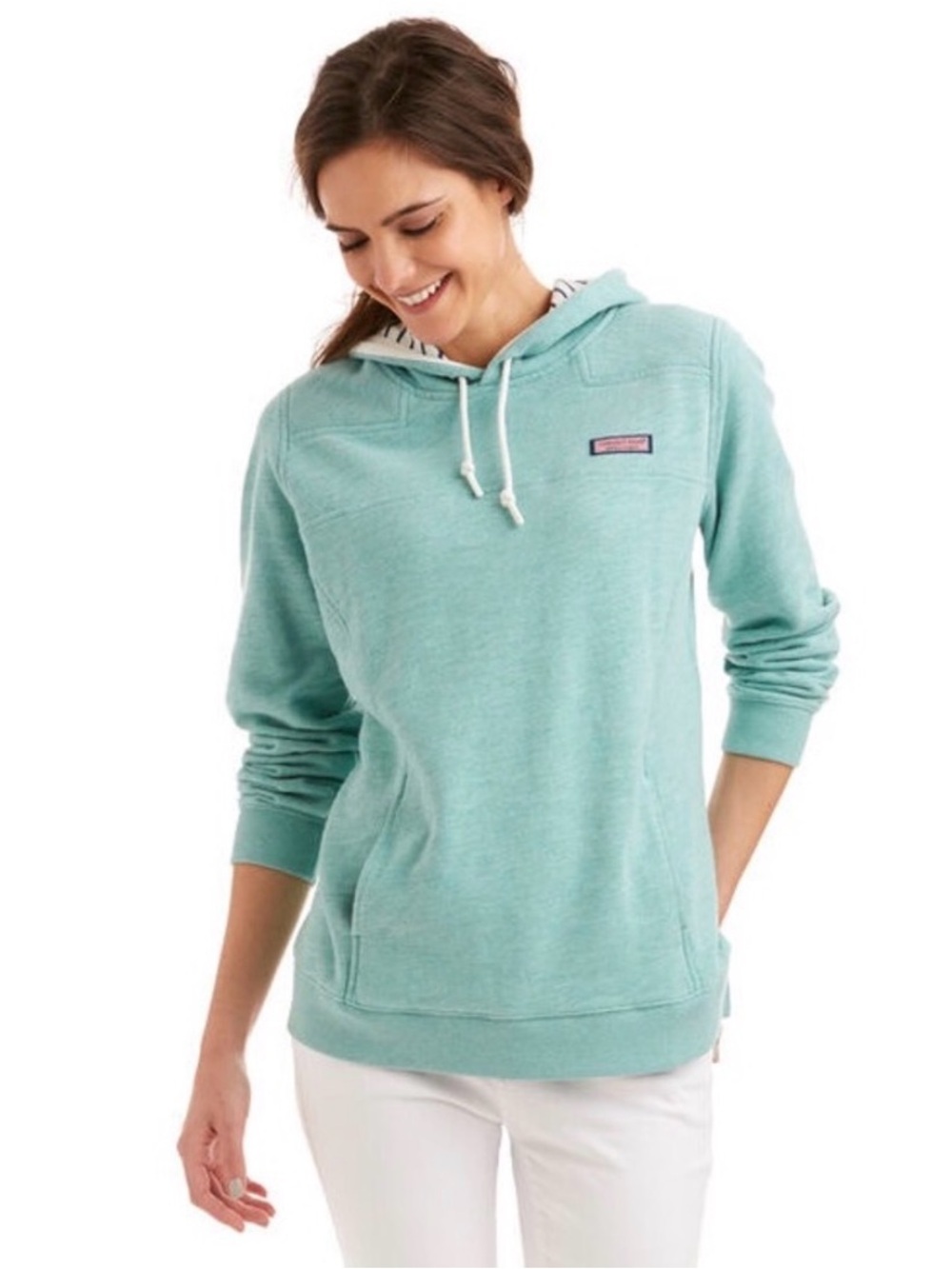 Vineyard Vines Light Teal Pullover Hoodie Small